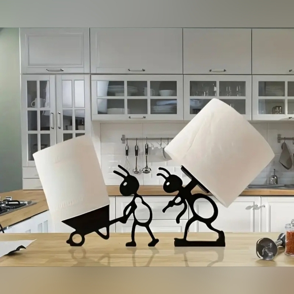 Unbranded Other - Ant Design Black Toilet Paper Holder